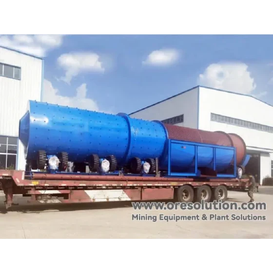 シリンダー洗鉱機