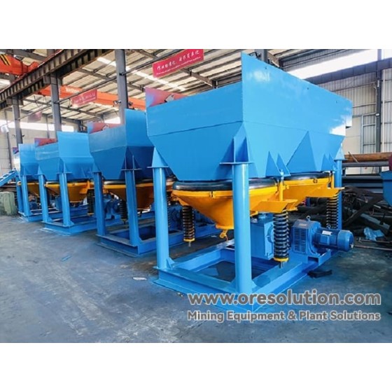 水銀鉱石選鉱生産ラインとプロセス